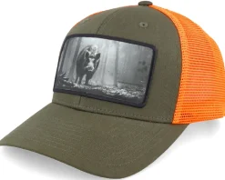 Big Boar Wide Mash/Fluorescent Orange Trucker - Hunter