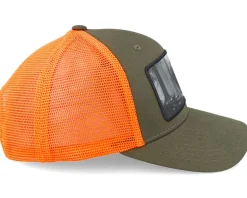 Big Boar Wide Mash/Fluorescent Orange Trucker - Hunter