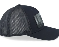 Big Boar Wide Patch Retro Black Trucker - Hunter