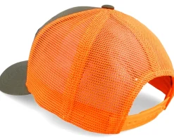 Big Deer Wide Mash/Fluorescent Orange Trucker - Hunter