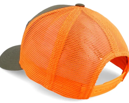 Big Deer Wide Mash/Fluorescent Orange Trucker - Hunter