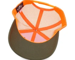 Big Deer Wide Mash/Fluorescent Orange Trucker - Hunter
