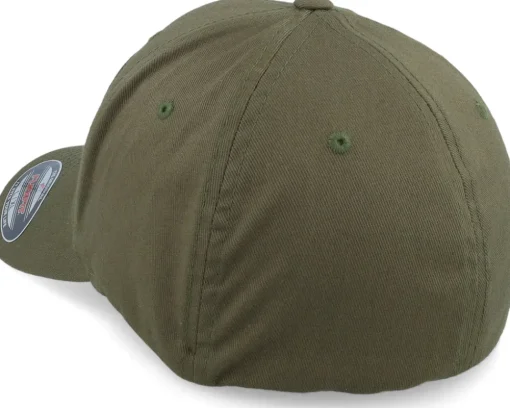 Big Mountain & Birds Patch Olive Flexfit - Wild Spirit