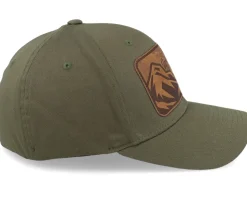 Big Mountain & Birds Patch Olive Flexfit - Wild Spirit