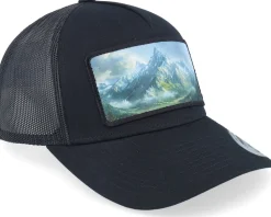 Big Mountains & Landscape Patch Black A-Frame Trucker - Iconic