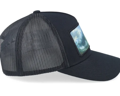 Big Mountains & Landscape Patch Black A-Frame Trucker - Iconic