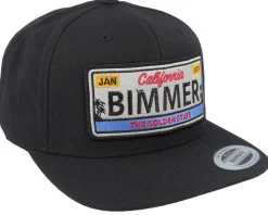 Bimmer License Plate Black Snapback - Iconic