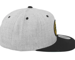 Biohazard Grey/Yellow Snapback - Iconic