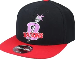 Birmingham Black Barons 400 Series Black & Red Snapback - American Needle