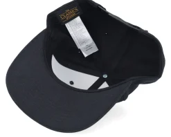 Black Deer Shield Patch Black Snapback - Wild Spirit