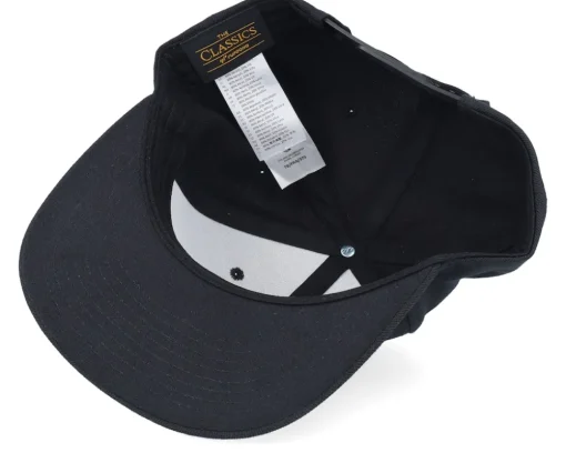 Black Deer Shield Patch Black Snapback - Wild Spirit