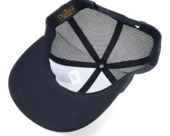 Black Fish Hook Logo Black Trucker - Skillfish