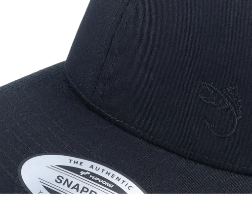 Black Fish Hook Logo Black Trucker - Skillfish