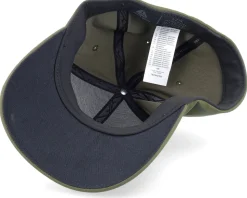 Black Fish Hook Logo Delta Fit Olive Flexfit - Skillfish
