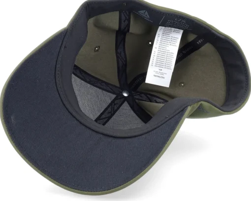Black Fish Hook Logo Delta Fit Olive Flexfit - Skillfish