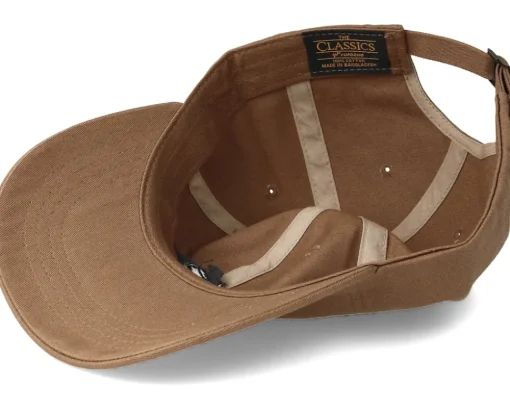 Black Logo Beige Dad Cap Adjustable - Sneakers