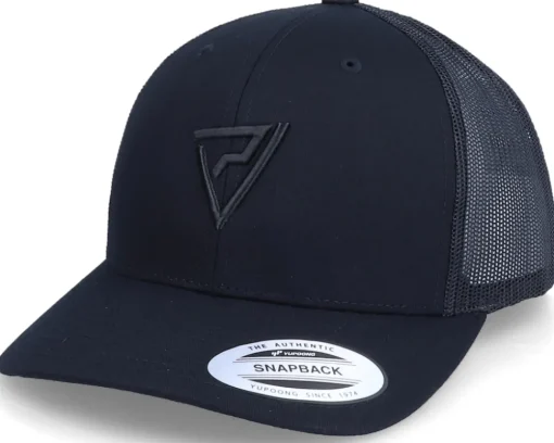 Black Logo 3D Black Trucker - Padelville