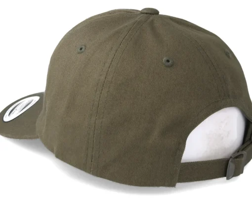 Black Logo Olive Dad Cap Adjustable - Sneakers