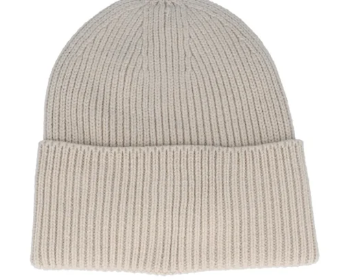 Black Oversized Cuff Blank Beanie - Beechfield