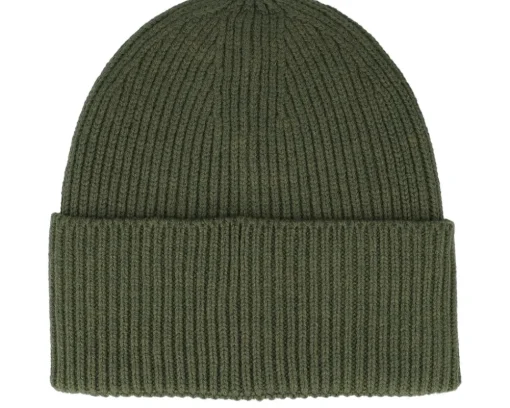 Black Oversized Cuff Blank Beanie - Beechfield