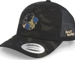 Black Panther & Roses Multicam Trucker - Iconic