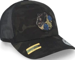 Black Panther & Roses Multicam Trucker - Iconic