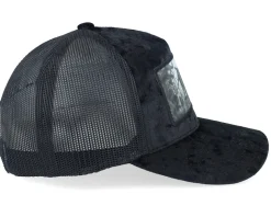 Black Panther Big Patch Velvet Navy Trucker - Calza Pennello