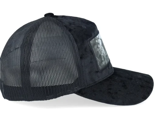 Black Panther Big Patch Velvet Navy Trucker - Calza Pennello