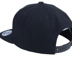 Black Paper Fox Patch Black Snapback - Iconic