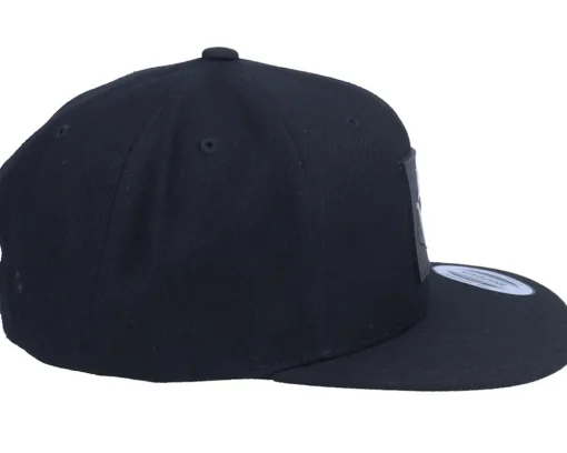 Black Paper Fox Patch Black Snapback - Iconic