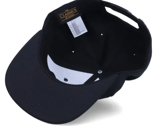Black Paper Fox Patch Black Snapback - Iconic