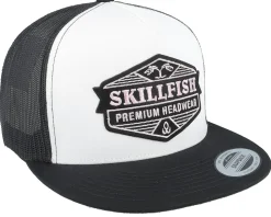 Blackberry Logo Classic White/Black A-frame Trucker - Skillfish
