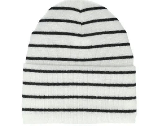 Black/Graphite Grey Deep Striped Cuff - Beechfield