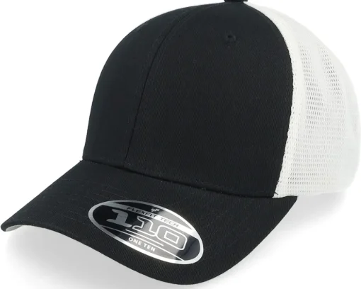 Black/White Mesh 2-tone 110 Trucker - Flexfit