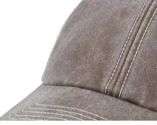 Blank Brown/Stone Vintage Washed Trucker - Beechfield