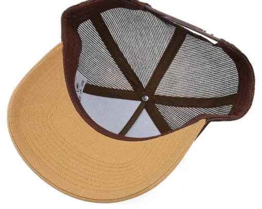 Blank Dark Green/Brown/Wheat A-frame Trucker - Equip