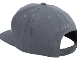 Blank Dark Grey Snapback - Mitchell & Ness