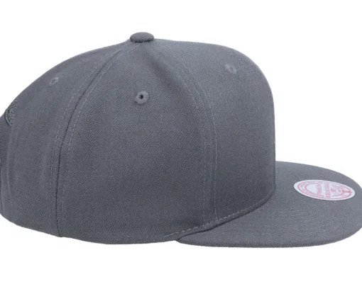 Blank Dark Grey Snapback - Mitchell & Ness