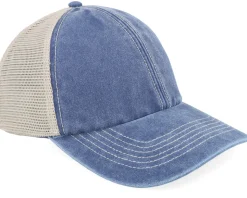 Blank Denim/Stone Vintage Washed Trucker - Beechfield