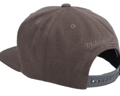 Blank Duck Brown Snapback - Mitchell & Ness
