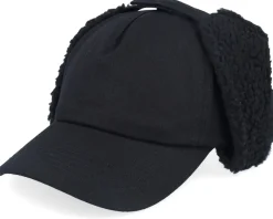 Blank Golfer Cotton Black Unconstructed Earflap - Equip