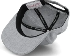 Blank Heather Grey Snapback - Mitchell & Ness