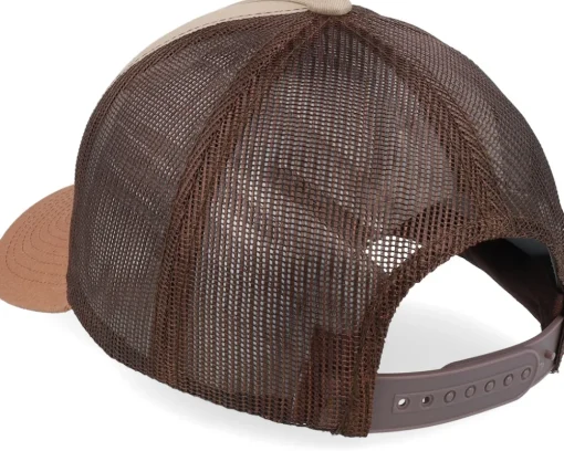 Blank Khaki/Brown/Caramel A-frame Trucker - Equip