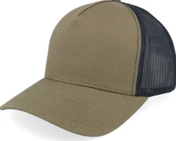 Blank Light Pink/White/Light Grey A-frame Trucker - Equip