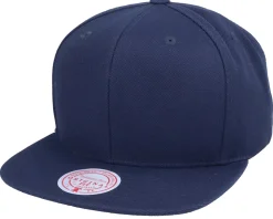 Blank Navy Snapback - Mitchell & Ness
