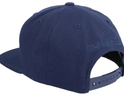 Blank Navy Snapback - Mitchell & Ness