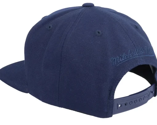Blank Navy Snapback - Mitchell & Ness