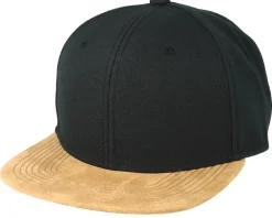 Blank Suede Black Snapback - Equip