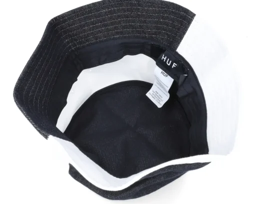 Block Out Black/White Bucket - HUF