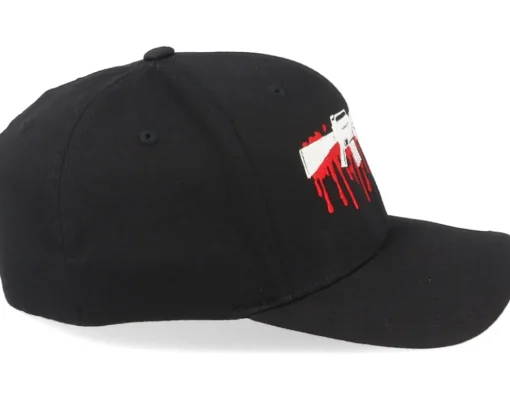 Bloody M16 Black Flexfit - GUNS n SKULLS